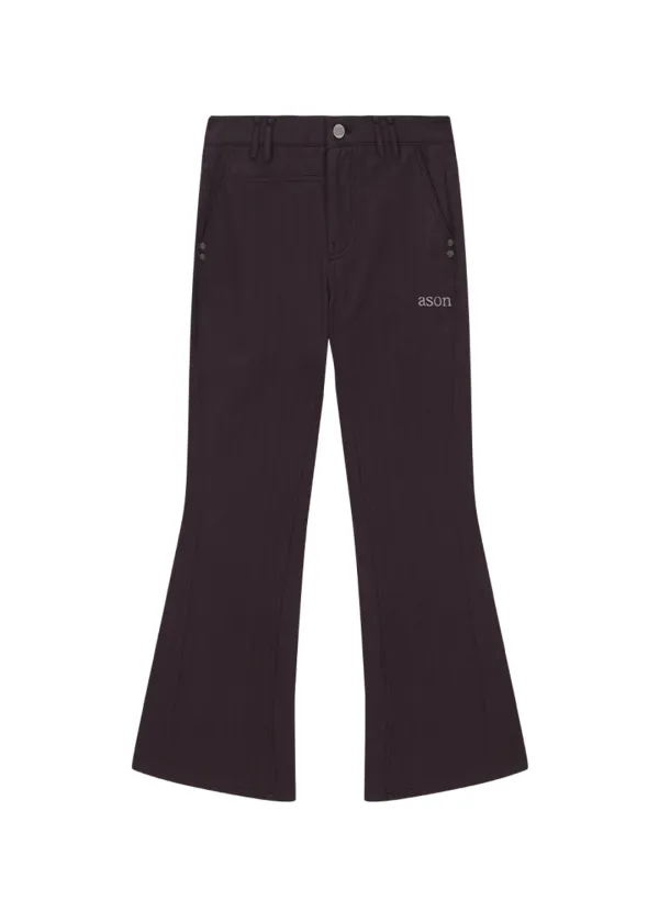 TINA TWILL PANTS / PURPLE