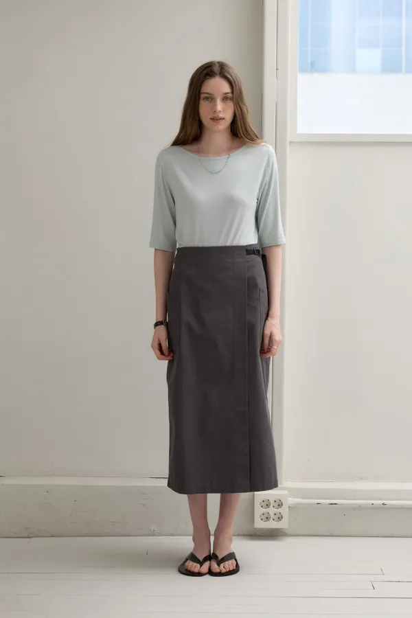 Flat Skirt (charcoal)