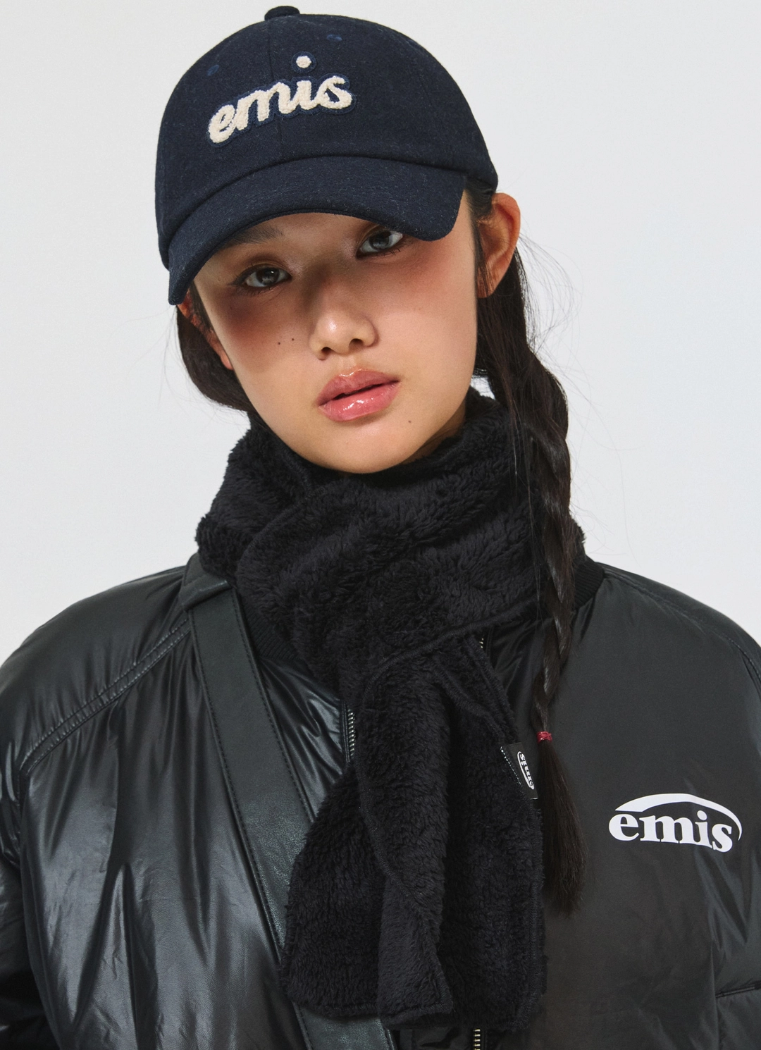 이미스 EMIS FUR MUFFLER-BLACK 상품 이미지 2