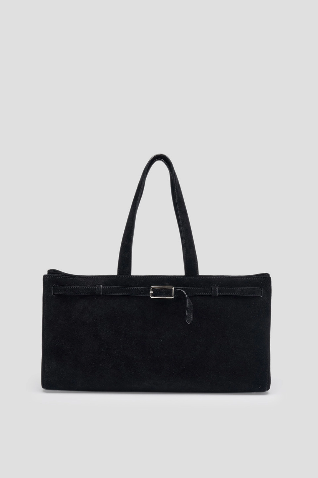 Suede Belt Tote Bag