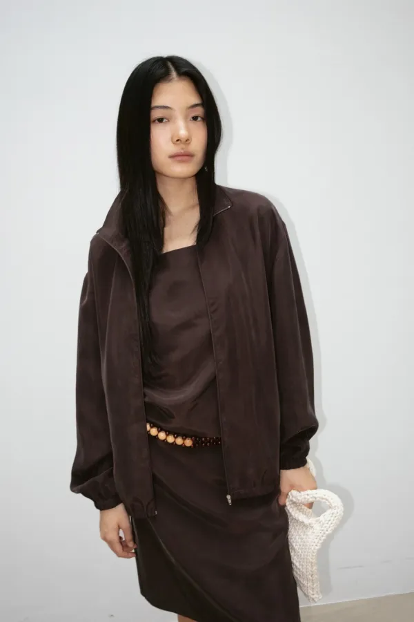 Cupra High Neck Jumper (Brown)