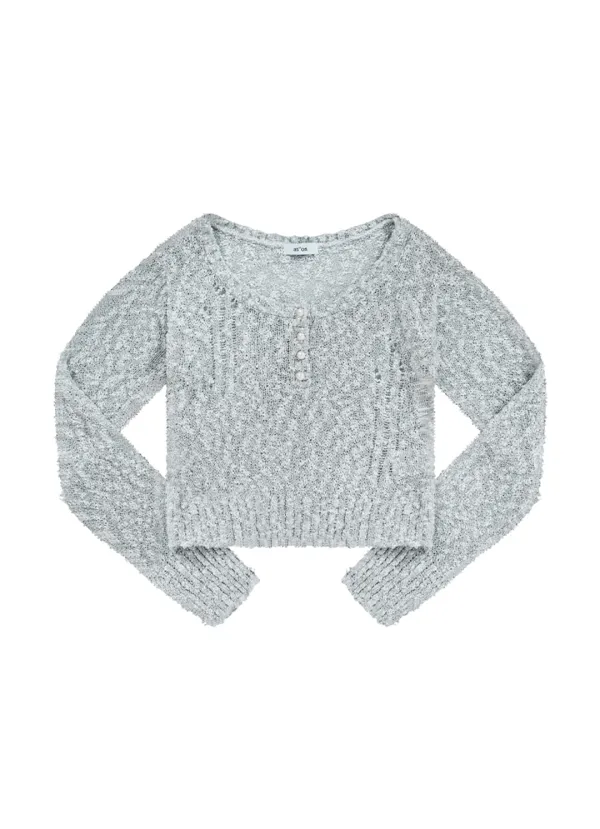 ICE BOUCLE KNIT / GRAY