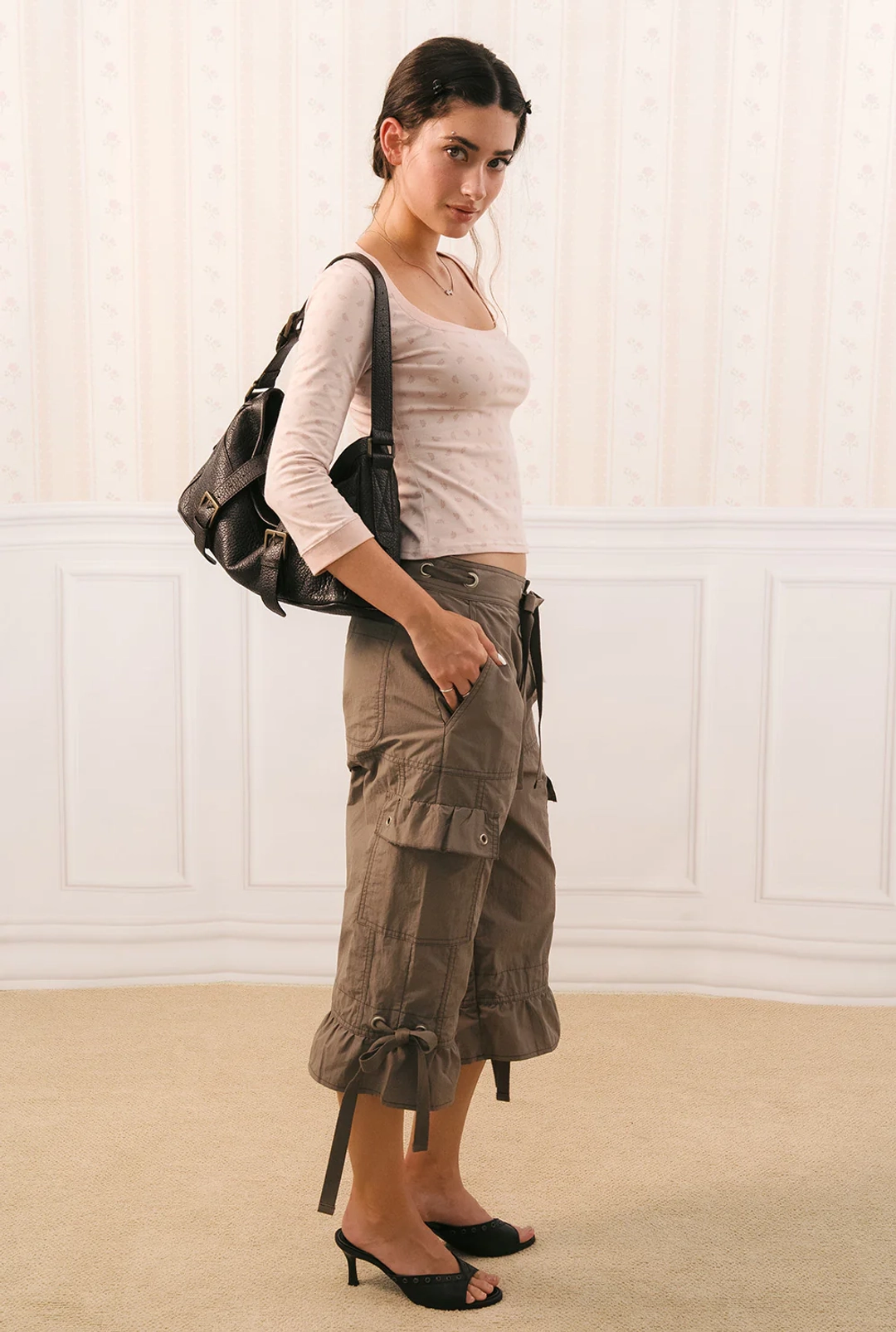 쓰리타임즈 Bobby cargo pants 상품 이미지 1