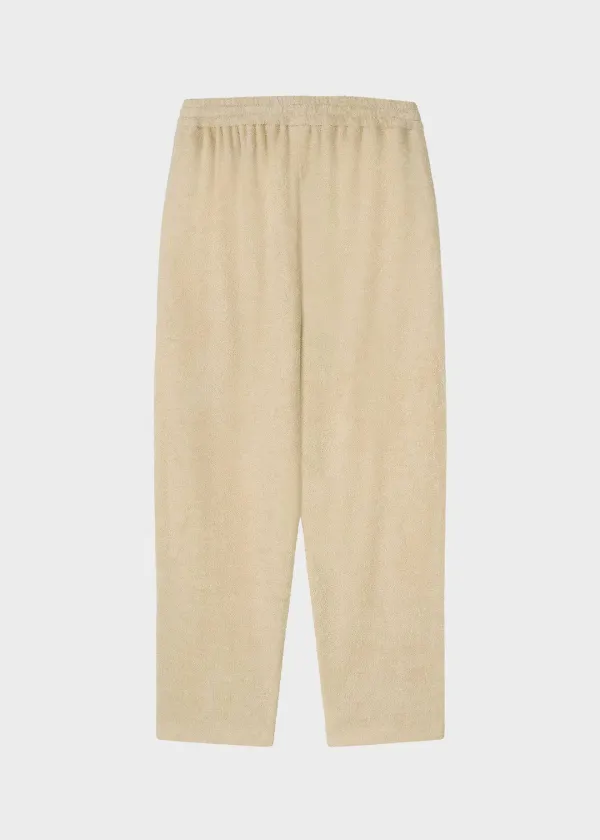 Summer Terry Banding Pants Beige