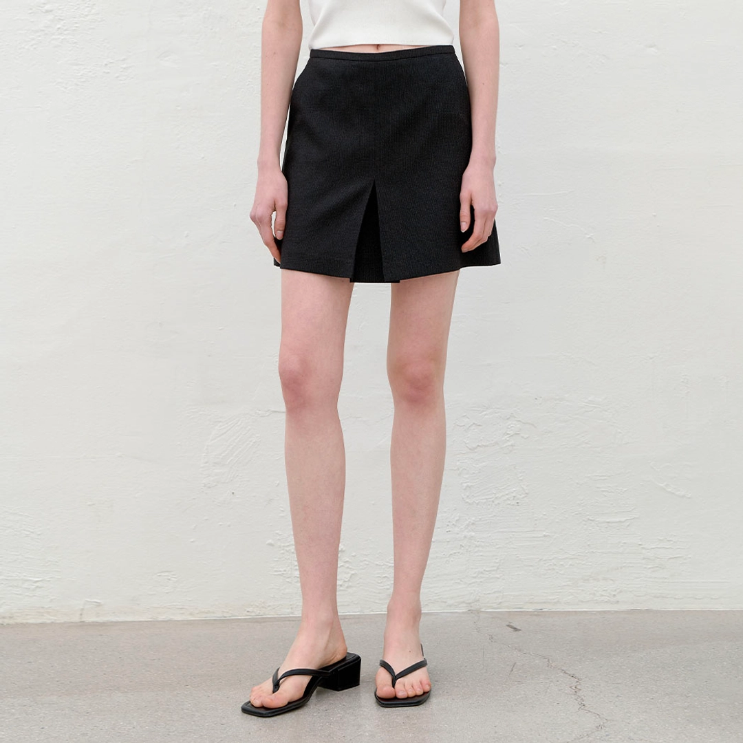 아뜰리에 나인 (SK-5019)SUMMER TWEED SET-UP SKIRT 상품 이미지 1
