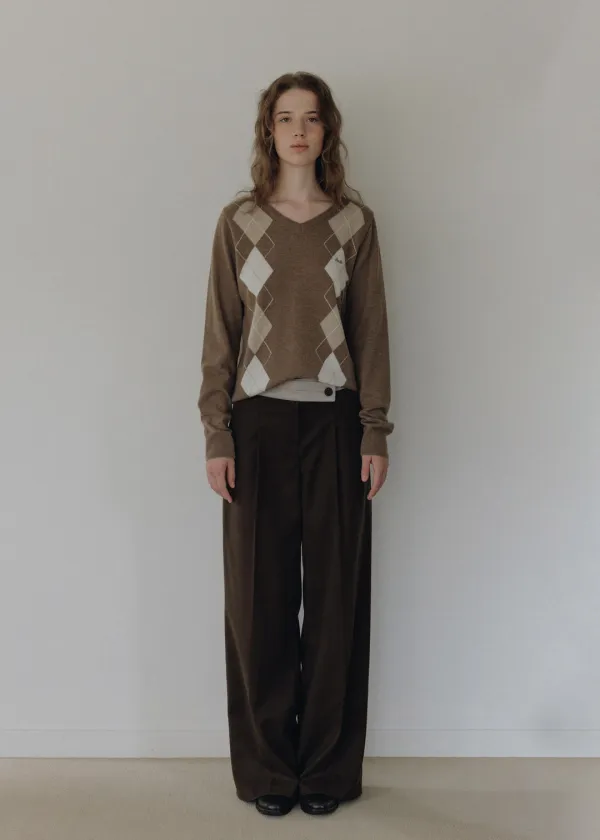 Cleo combi slacks (brown)