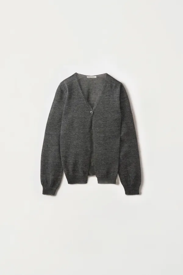 3RD / Cosi one button cardigan (set) (Slate gray)