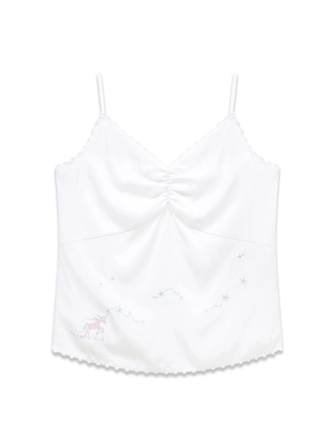 마가린핑거스 UNICORN STITCH SLEEVELESS (WHITE) 상품 이미지 1