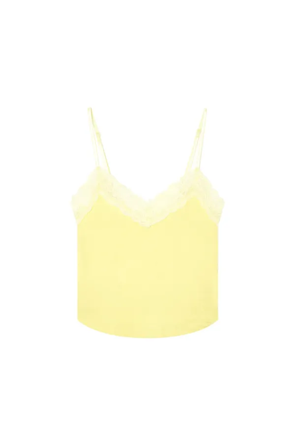 LACE POINT 02 CAMI TOP (LEMON)