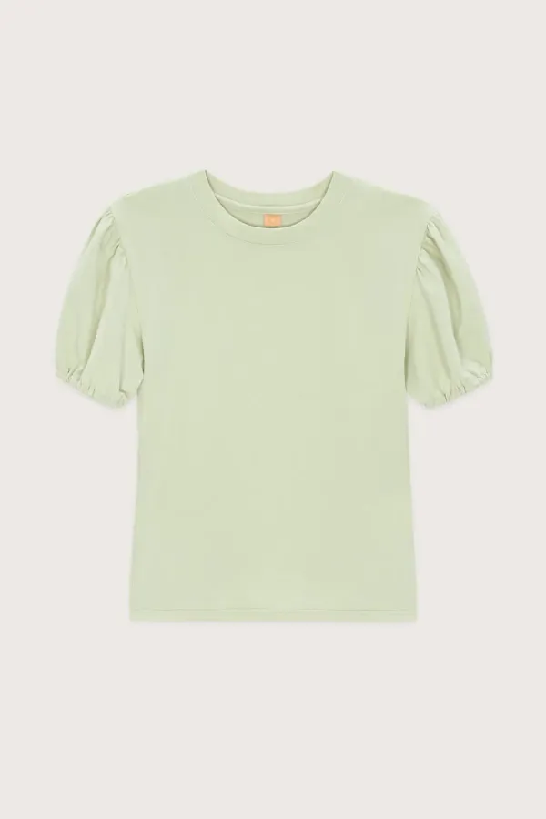 Basic Puff T-Shirts (Light Green)