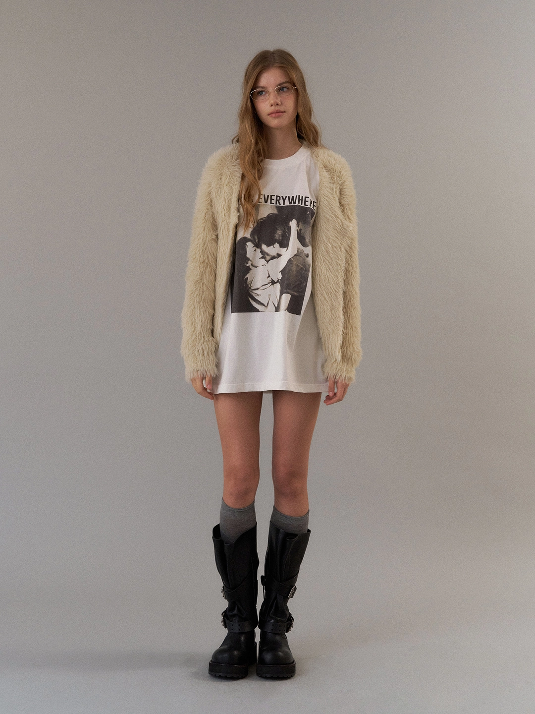 헤더먼트 teddy cardigan (cream) 상품 이미지 1