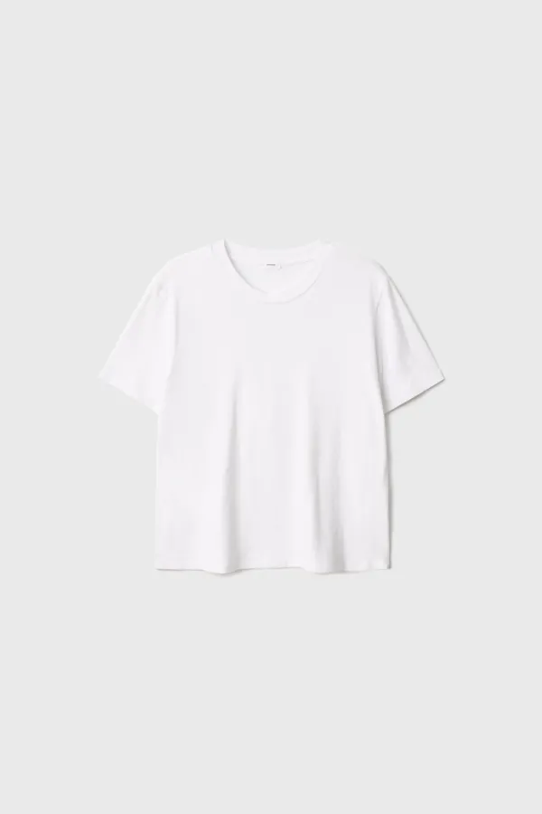 [Exclusive] Standard Cotton Short Sleeve (White / Ivory / Brown / Black)