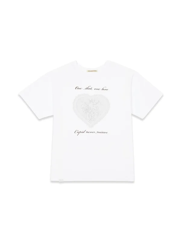 HEART CUPID T-SHIRT (WHITE)