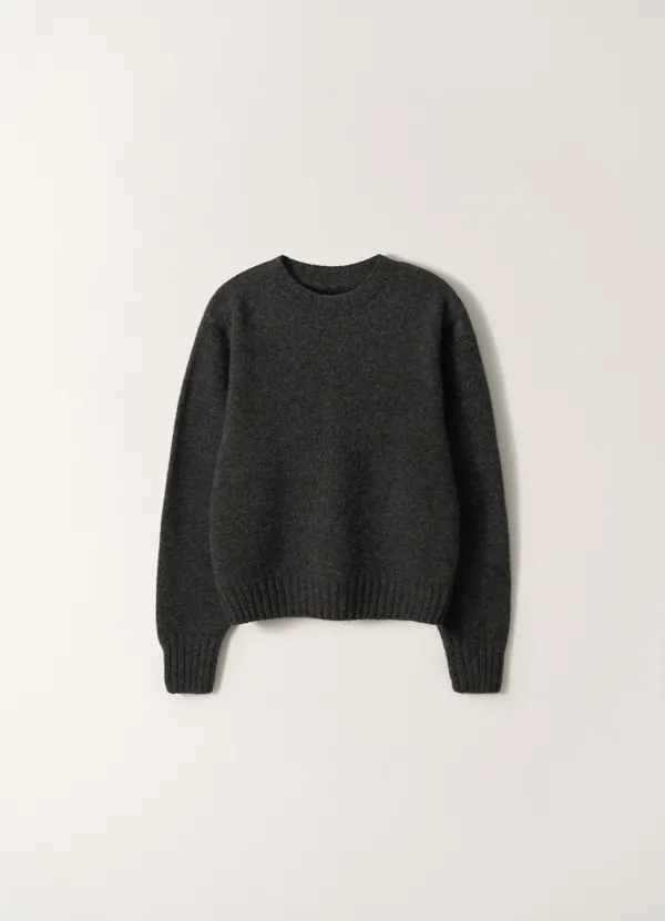 5TH / Bunny Wool Pullover Knit (Deep Charcoal)