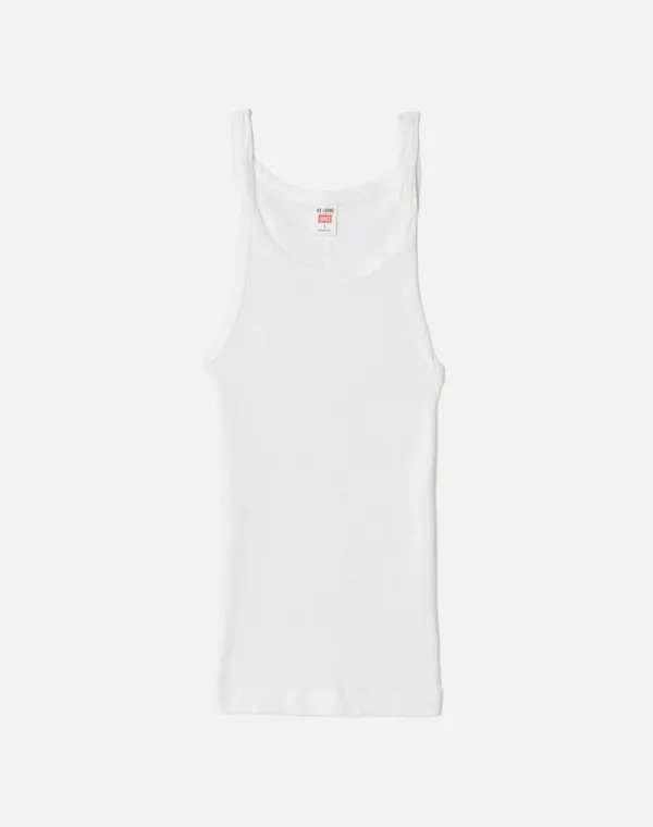 Hanes Ribbed Tank - Optic White