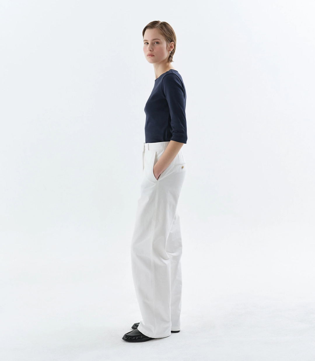 씨에씨 MINIMAL COTTON PANTS 상품 이미지 1