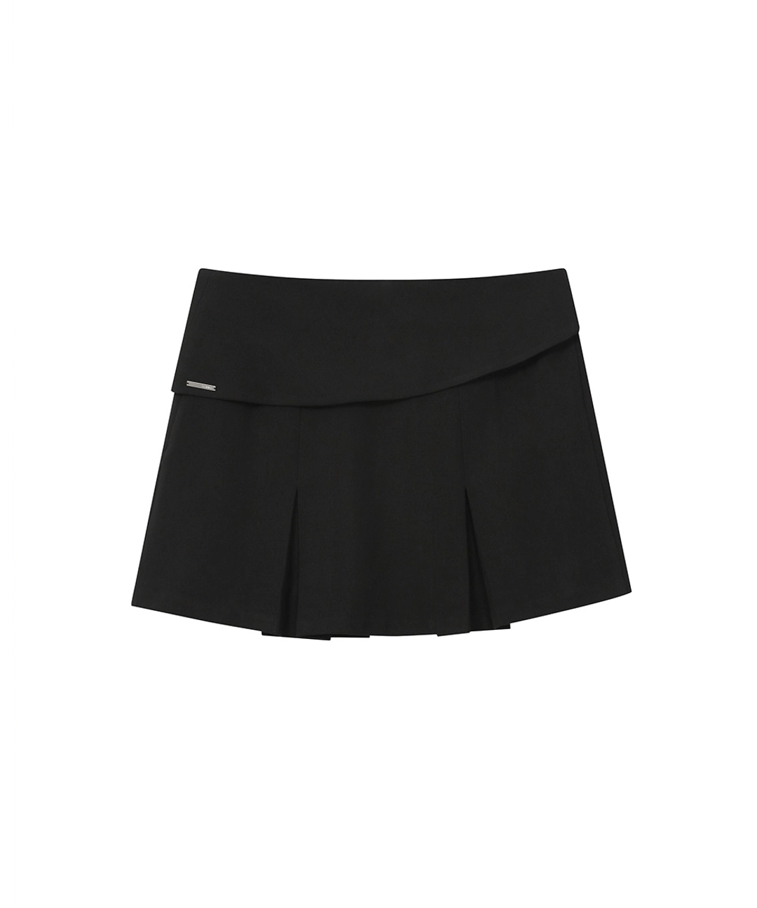 미세키서울 Pleats wrap mini skirt BLACK 상품 이미지 3