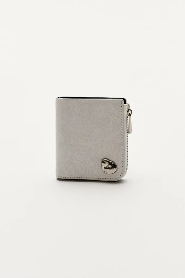 SOFT ZIP WALLET FOG