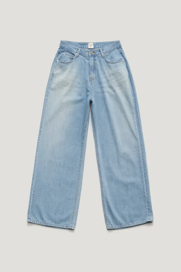 [3rd reorder 5/26 PM15:30 open] KYRA WASHED BRUSH DENIM PANTS_WASHED BLUE / ₩149,000 ->  ₩134,100 (10%)