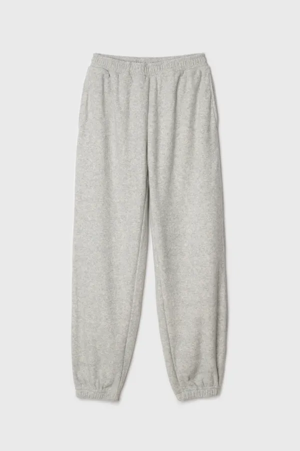 Boucle Jogger Pants (Melange Grey)