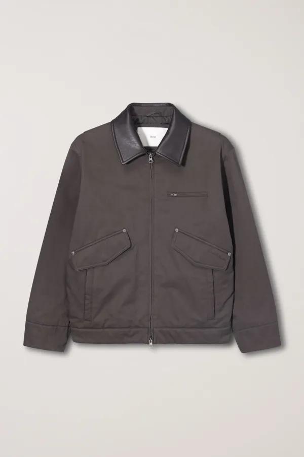 UNISEX VINTAGE PADDED WORK JACKET KHAKI BROWN_UDJU5C108W2