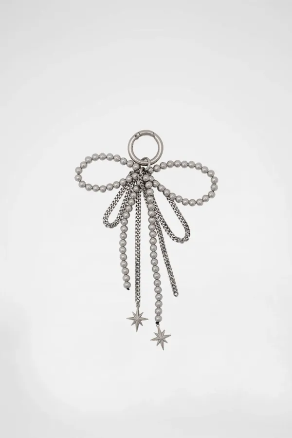 ASTRA TWINS RIBBON KEYRING / SILVER