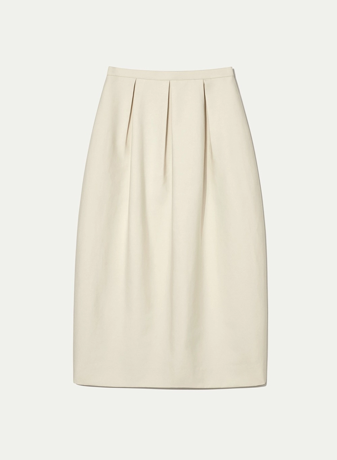 킨더살몬 Voluminous Midi Skirt Cream 상품 이미지 1