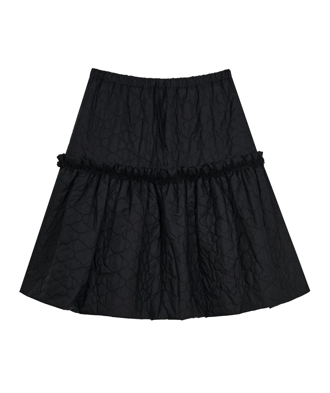 타입서비스 [4차] Quilted Ruffled Skirt [Black] 상품 이미지 3