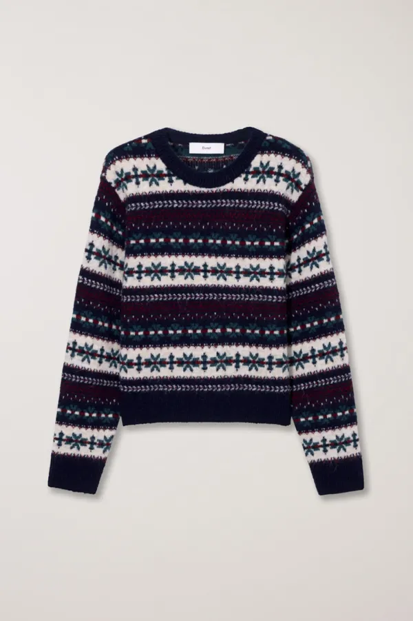 UNISEX FAIRISLE SWEATER NAVY_UDSW5C108N2