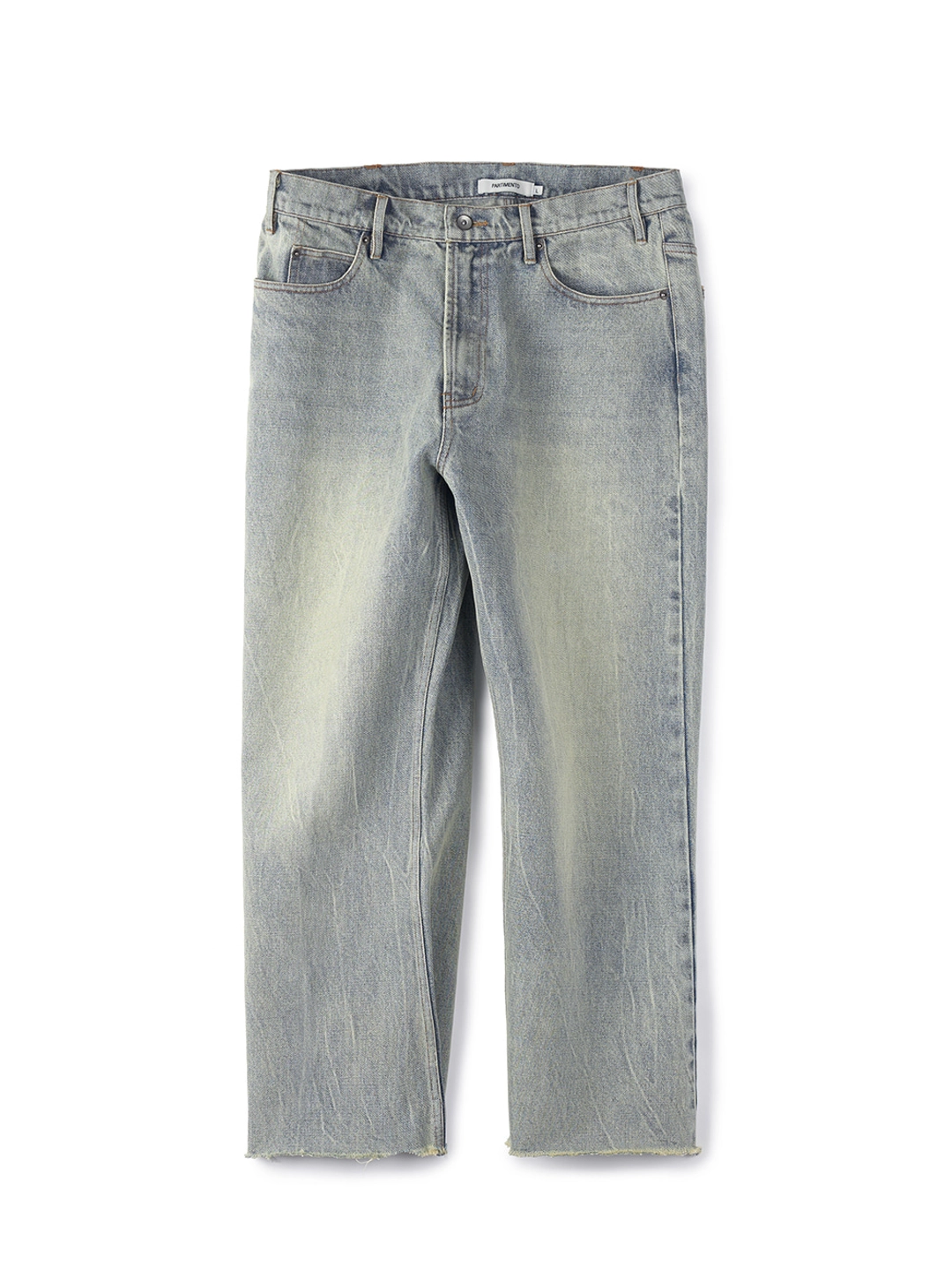 파르티멘토 Ankle Cut-off Denim Pants_Ice Blue 상품 이미지 3
