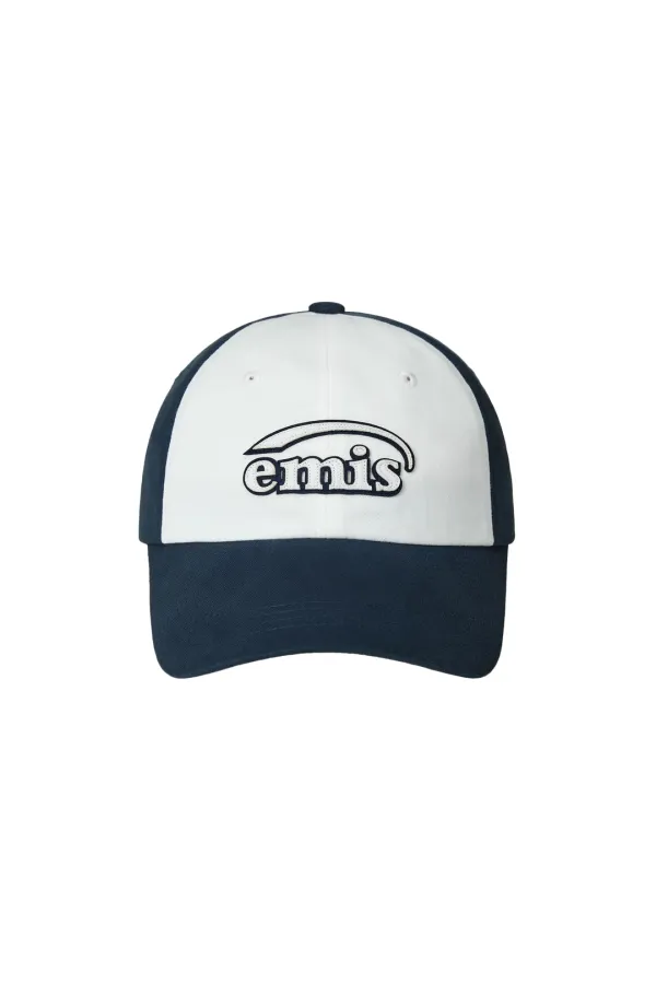 DUAL PANEL BALL CAP-NAVY