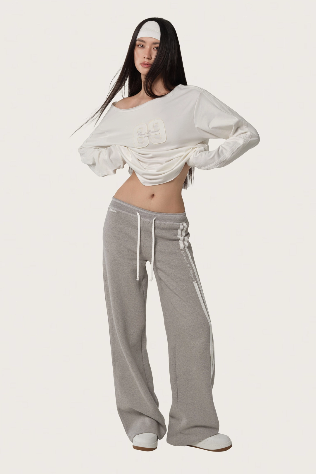 클리시어 Bright Beginning track pants, Gray 상품 이미지 1