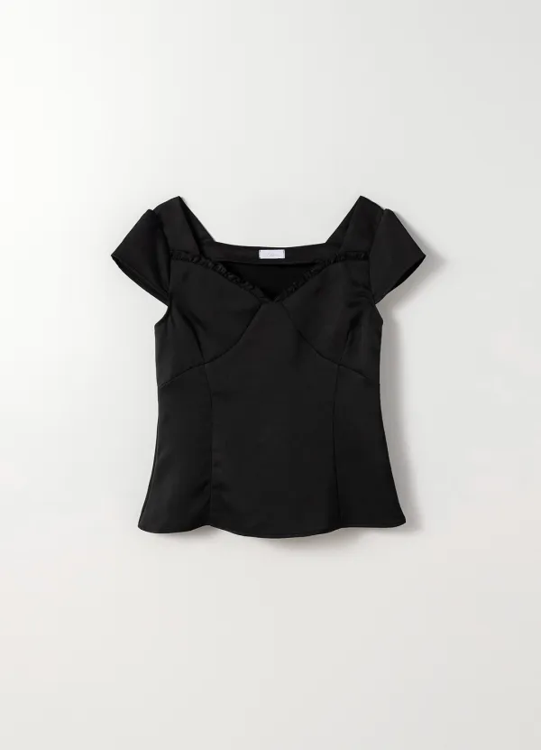 4TH Sofia Blouse(Black)