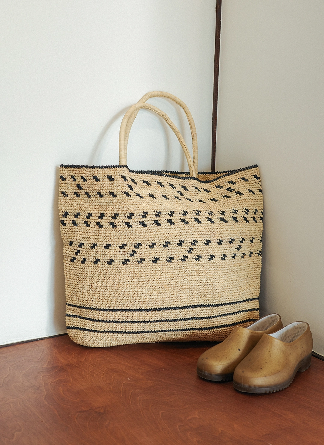 르닐 [Exclusive] Chelsea Rattan Bag 상품 이미지 1