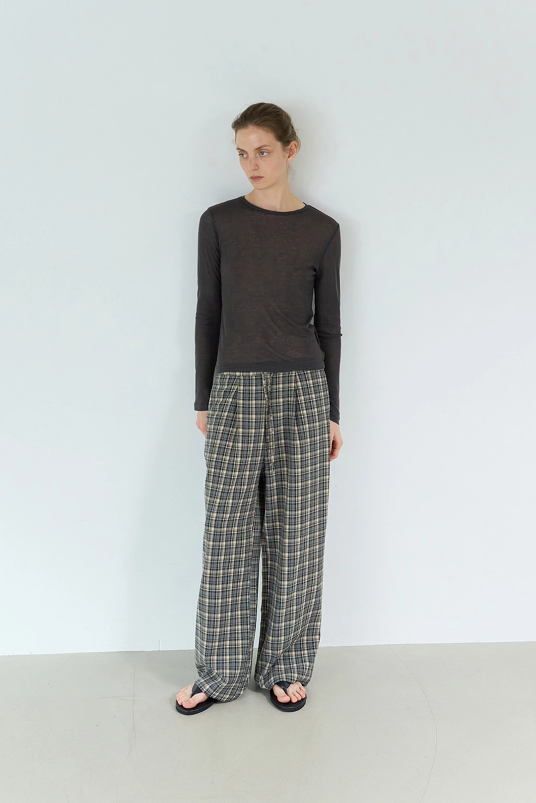 이브세이지 Check pants 상품 이미지 2