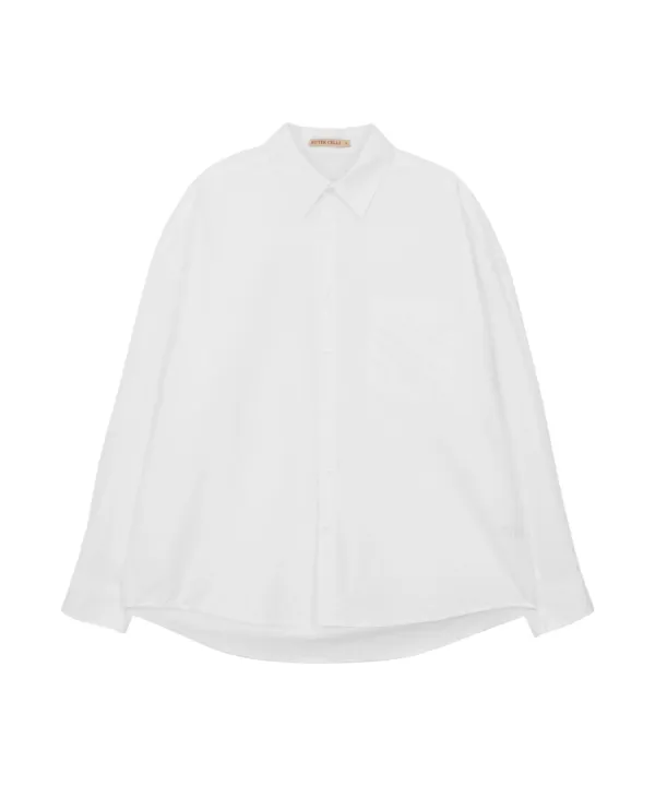 Natural Overfit Shirt-Ivory