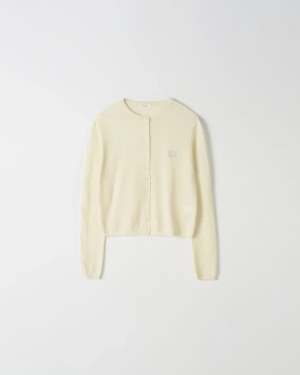 Tencel Button Cardigan [CREAM]