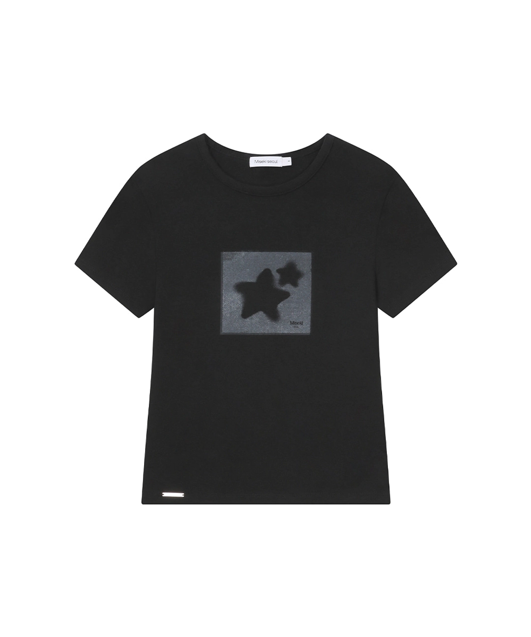 미세키서울 Midnight stars fitted short sleeve BLACK 상품 이미지 1