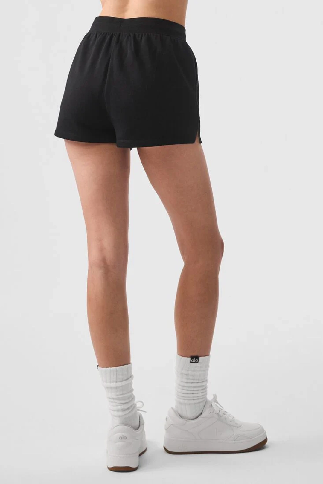 알로요가 Low Key Sweat Short - Black 상품 이미지 2