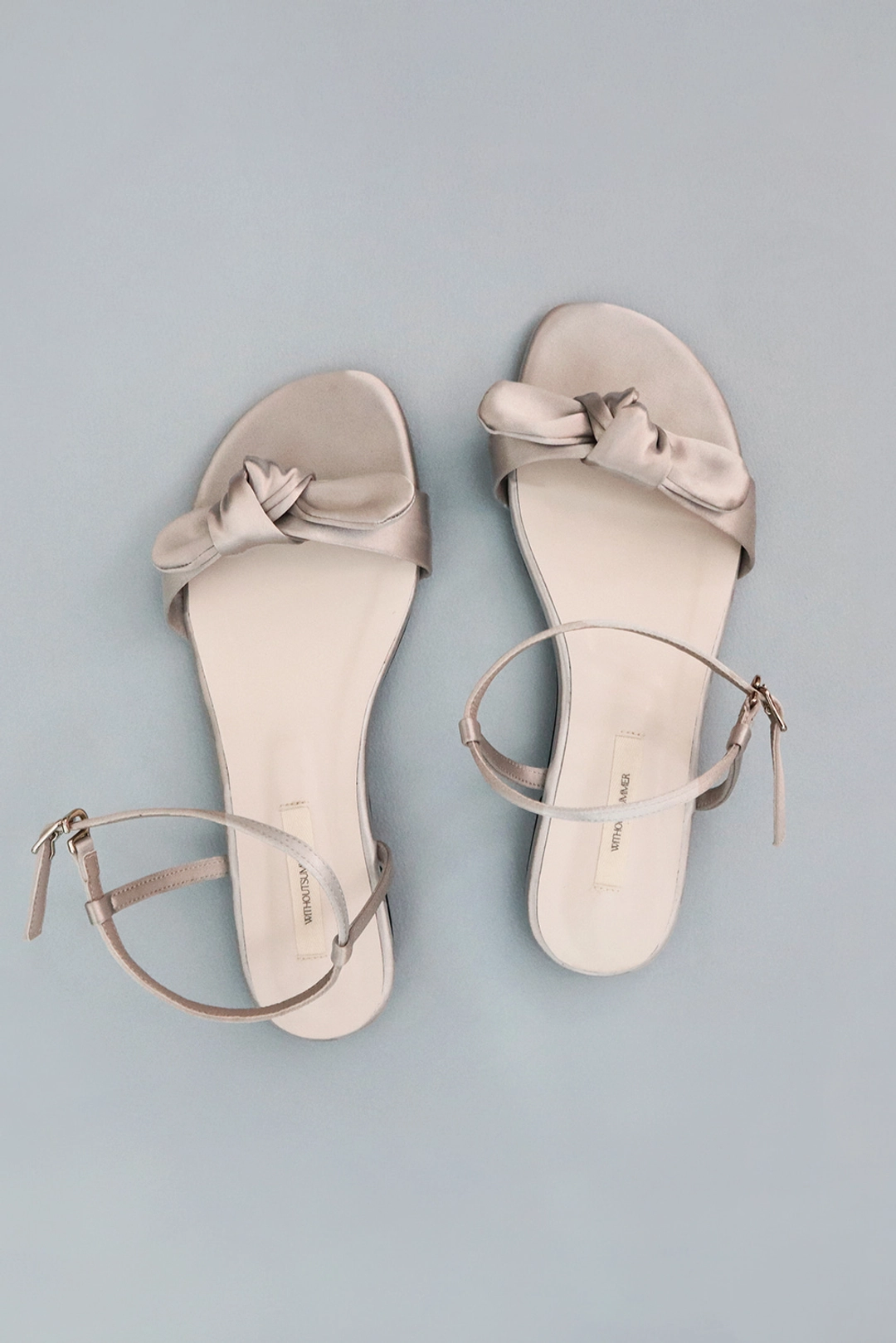 위드아웃썸머 Kohi ribbon sandal_silver 상품 이미지 2