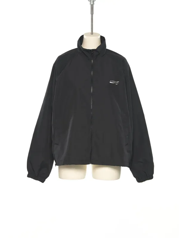 PS25 ZERO BLACK OVERSIZED WIND BREAKER