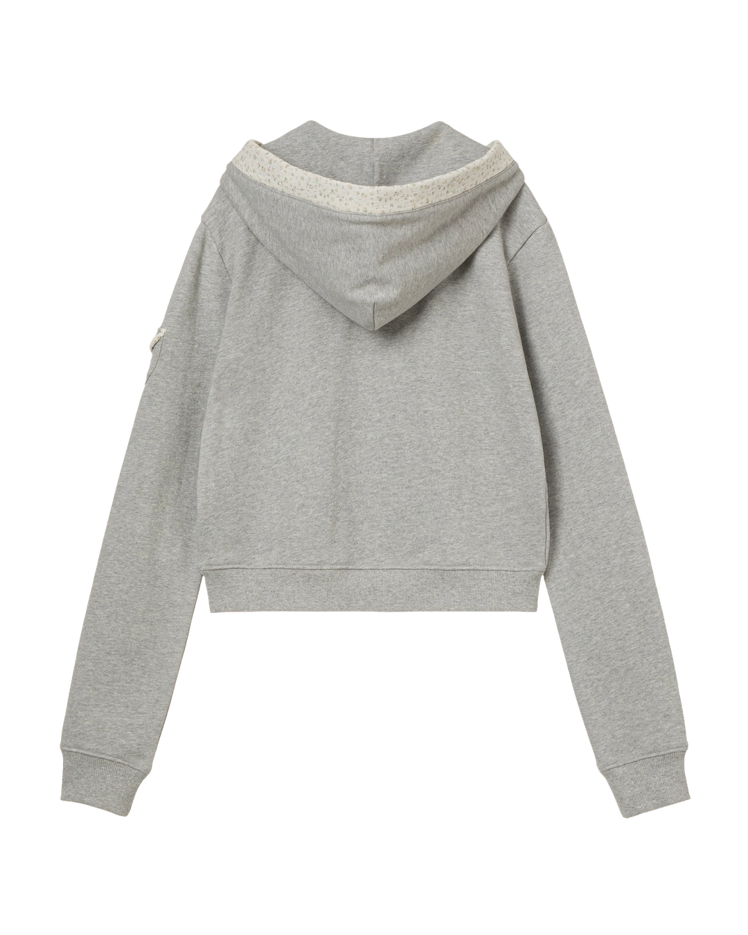 에이이에이이 ROUND POCKET HOODIE ZIP UP [MELANGE GREY] 상품 이미지 2