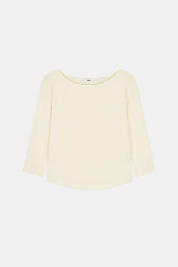 CURVE BOAT TEE_cream
