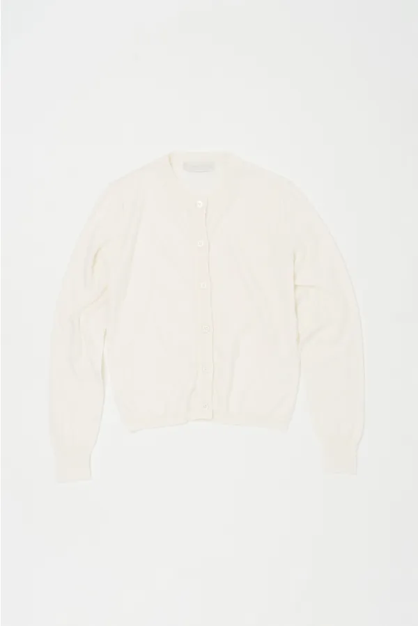 INSIDE-OUT DETAILED CARDIGAN IN IVORY