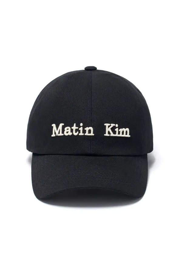 MATIN CLASSIC LOGO BALL CAP IN BLACK