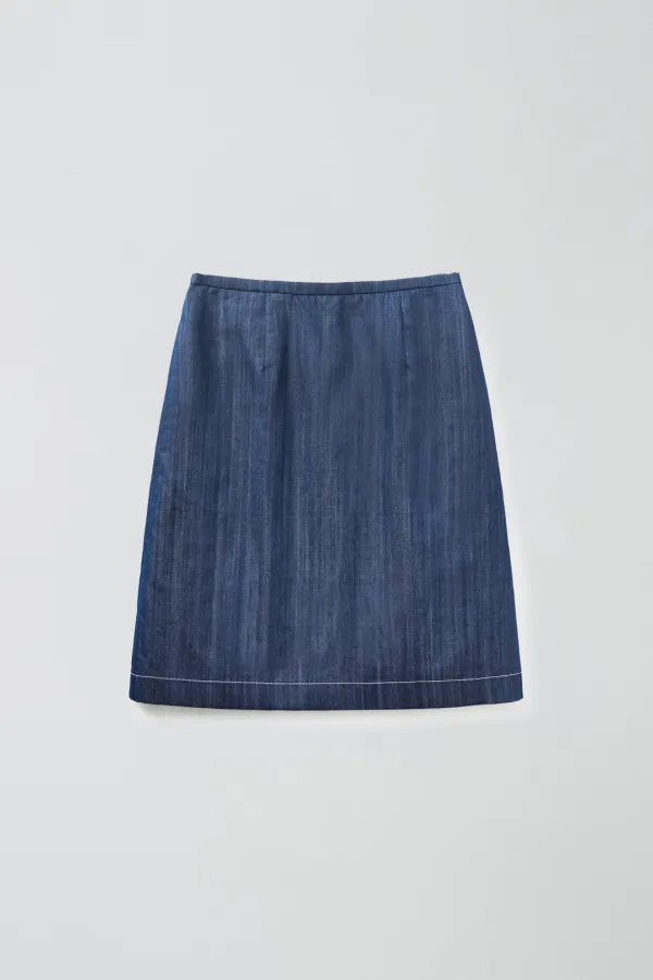 [2차 리오더] M DENIM SKIRT_BLUE