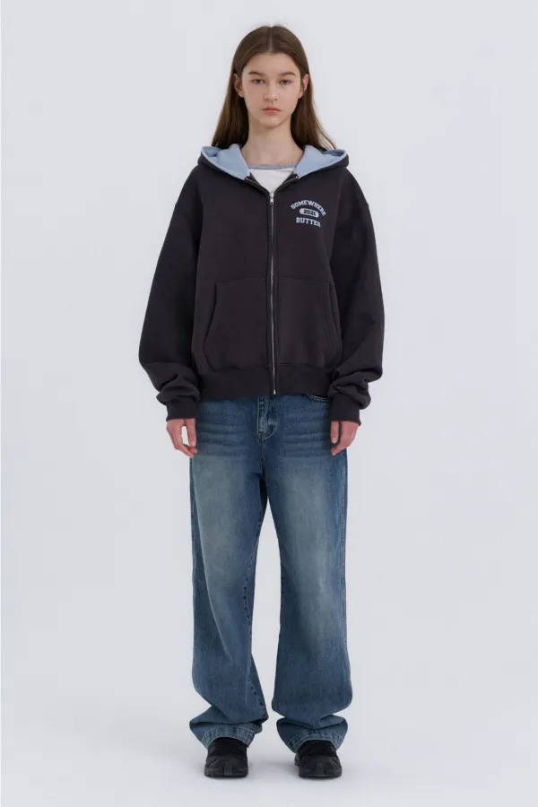 [Preview] Cabin Hoodie Zip-Up - Charcoal