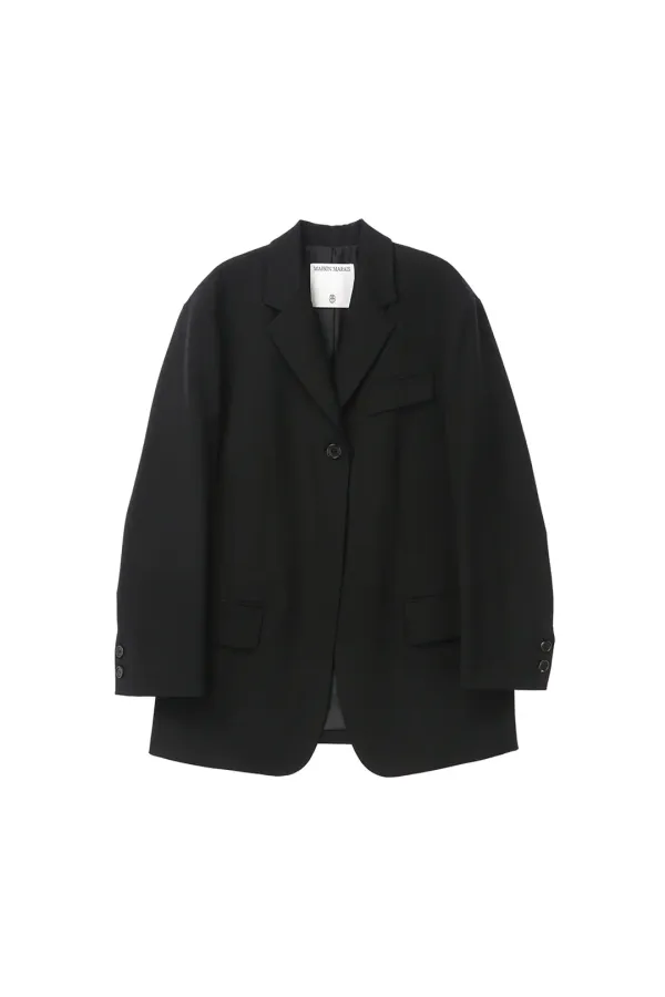 No.5 So Mannish Jacket, Black