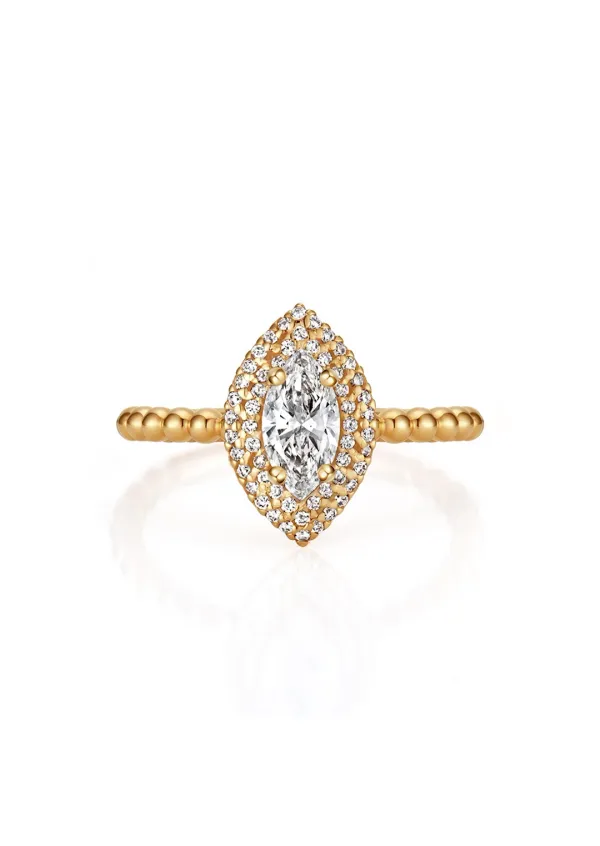 [G] 0.5CT Marquise Dia R