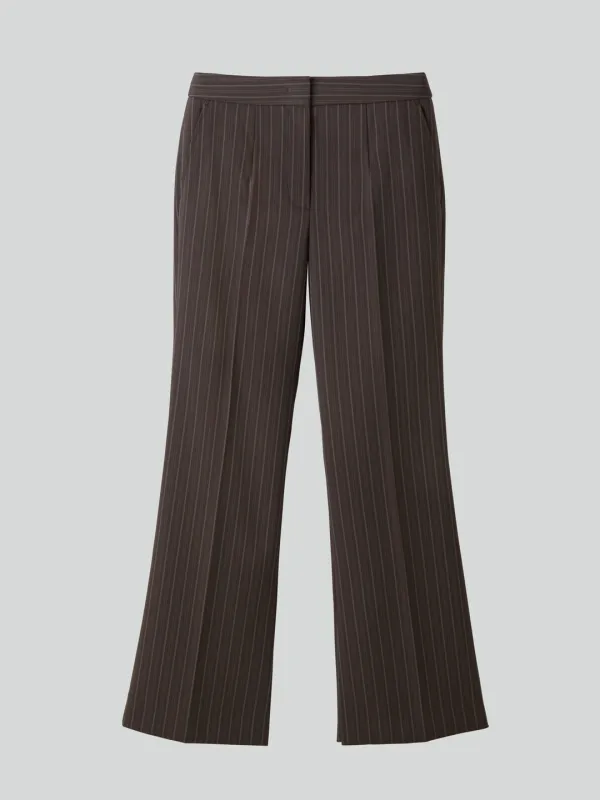 RC SIGNATURE STRIPE FLARE PANTS (SEPIA GREY)